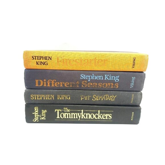 Stephen King-4 Hardback-Pet Semetary-Tommyknockers-Firestarter-Different Seasons - Picture 10 of 10